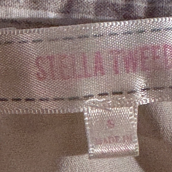 Stella Tweed Sheer Ivory And Floral Dress/Top, Size S - Picture 8 of 10